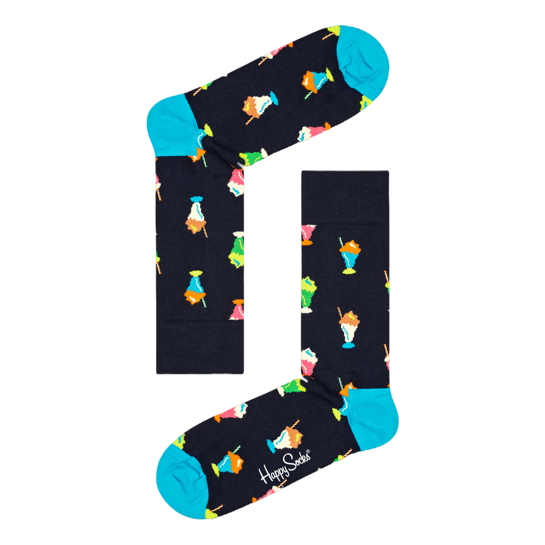 4-pack Navy Socks Gift Set Burgundy