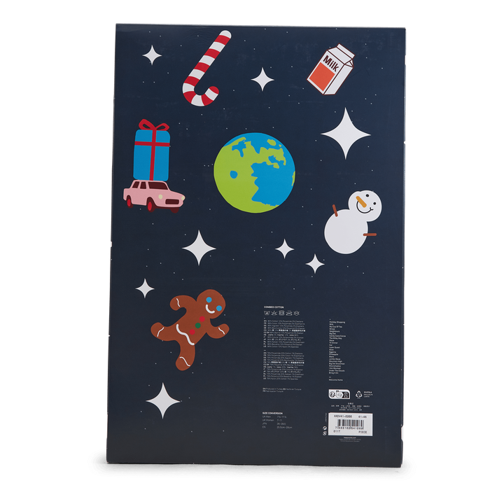 24-pack Happy Holidays Socks G Multi