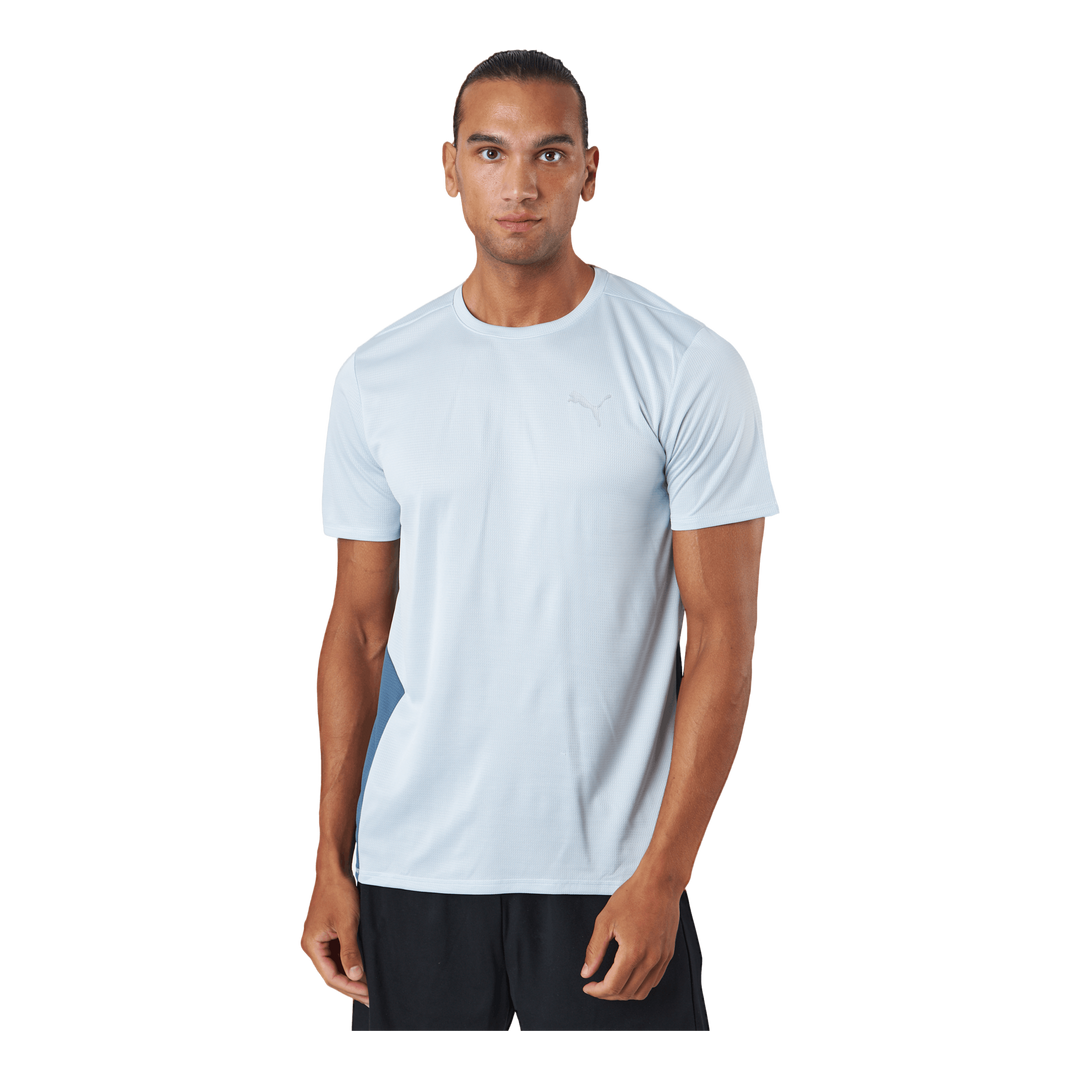 Run Favorite Ss Tee Platinum Grey-sky Evening
