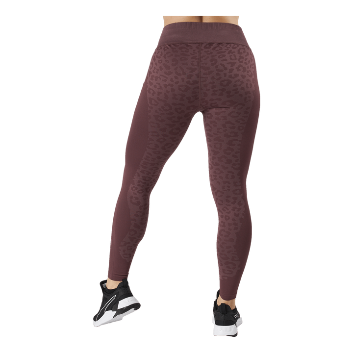 Formknit Seamless High Waist 7 Dusty Plum-leopard Print