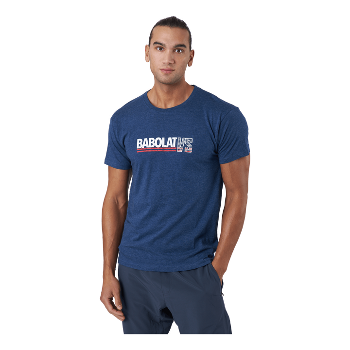 T-shirt Exercise Vintage Blue