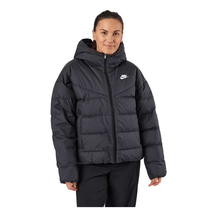 W Nsw Sf Dwn Wr Hd Jkt Black/black/white