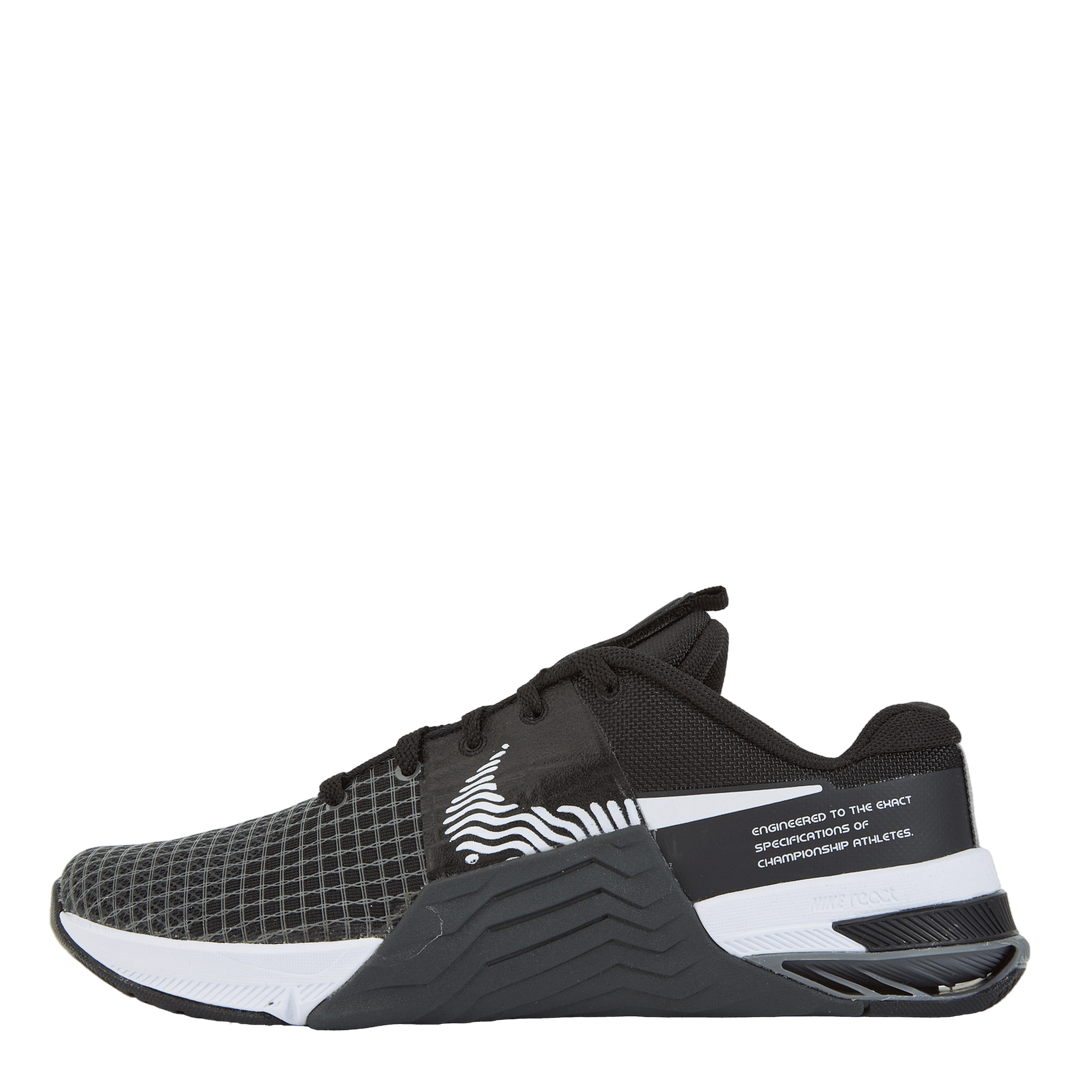 Metcon 8 Women's Training Shoes BLACK/WHITE-DK SMOKE GREY-SMOKE GREY