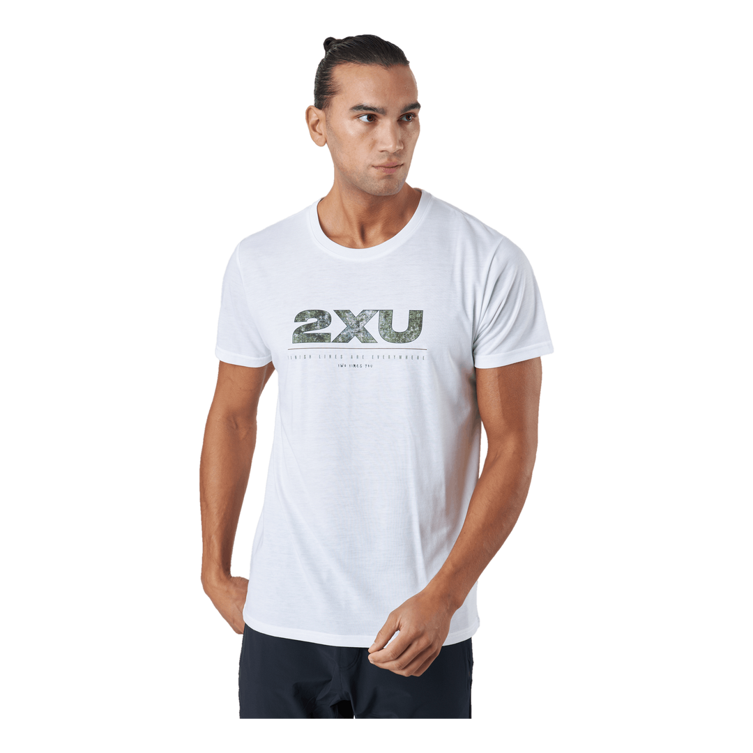 Contender Tee White/trailscape