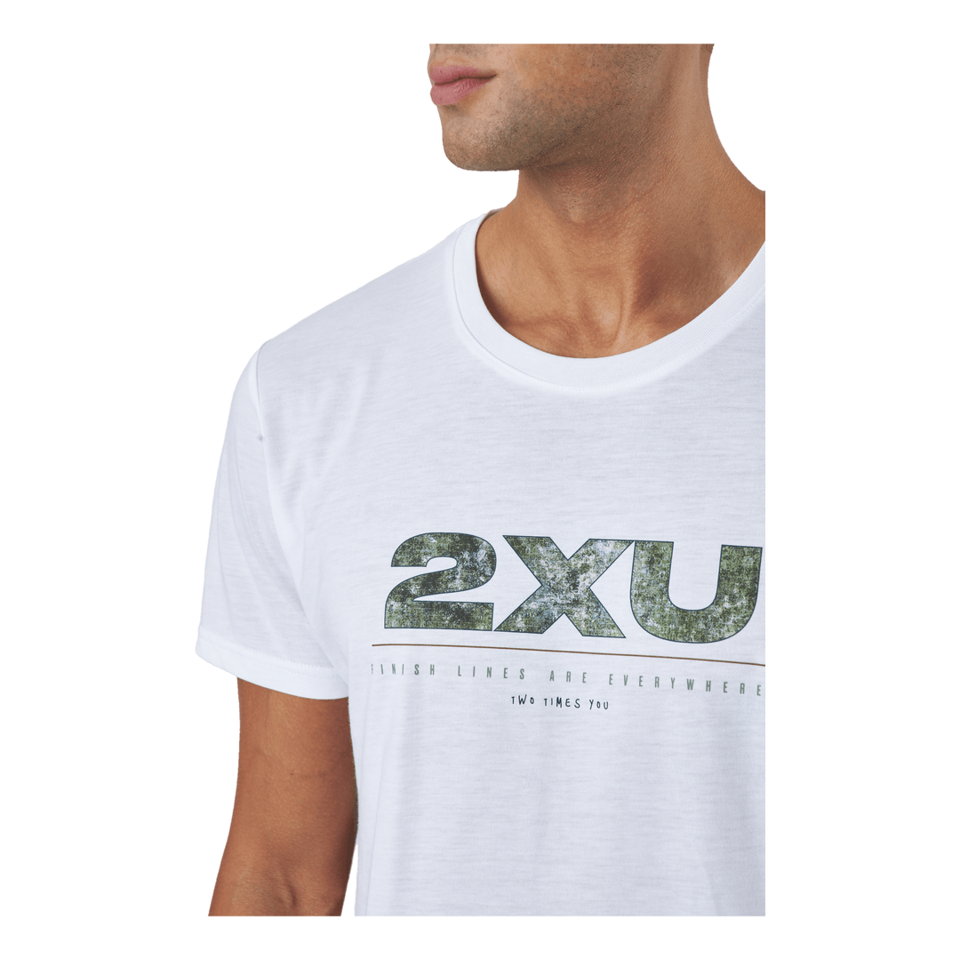 Contender Tee White/trailscape