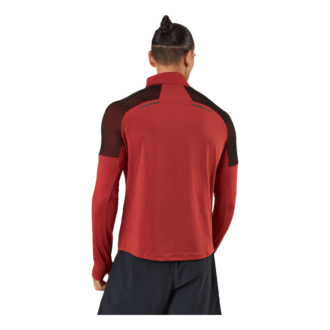 Light Speed 1/2 Zip Chilli Oil/black Reflective