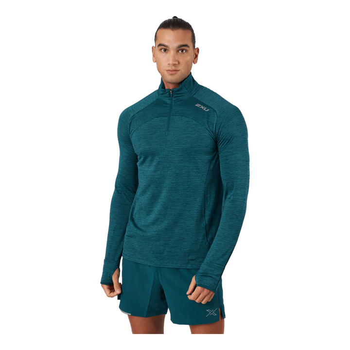 Ignition 1/4 Zip Deep Jade/silver Reflective