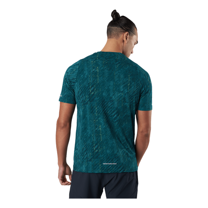 Light Speed Tee Glitch Check/silver Reflective