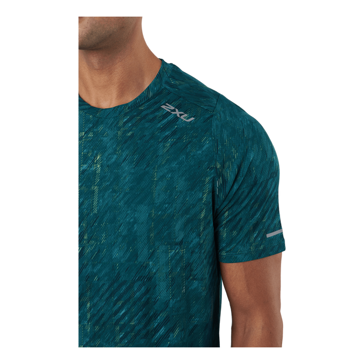 Light Speed Tee Glitch Check/silver Reflective