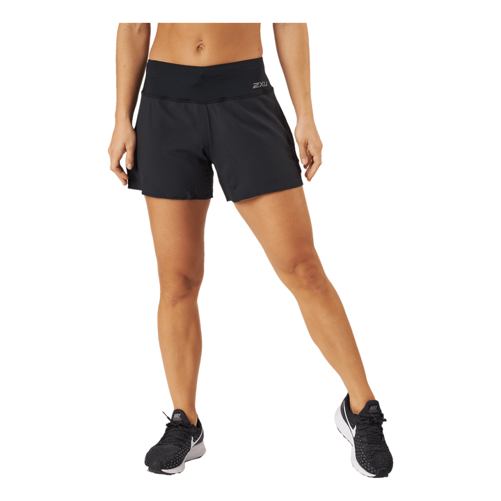 Aero 5 Inch Shorts Black/silver Reflective