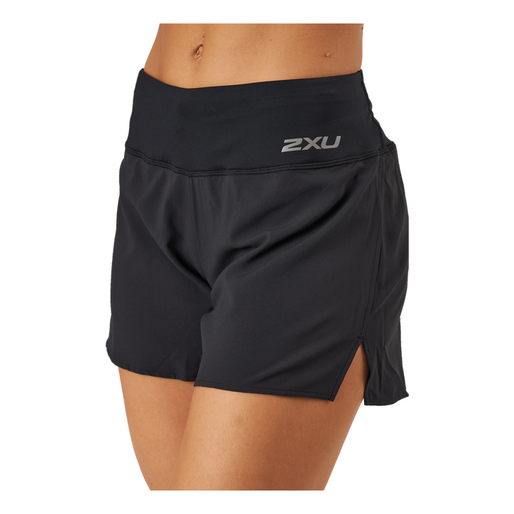 Aero 5 Inch Shorts Black/silver Reflective