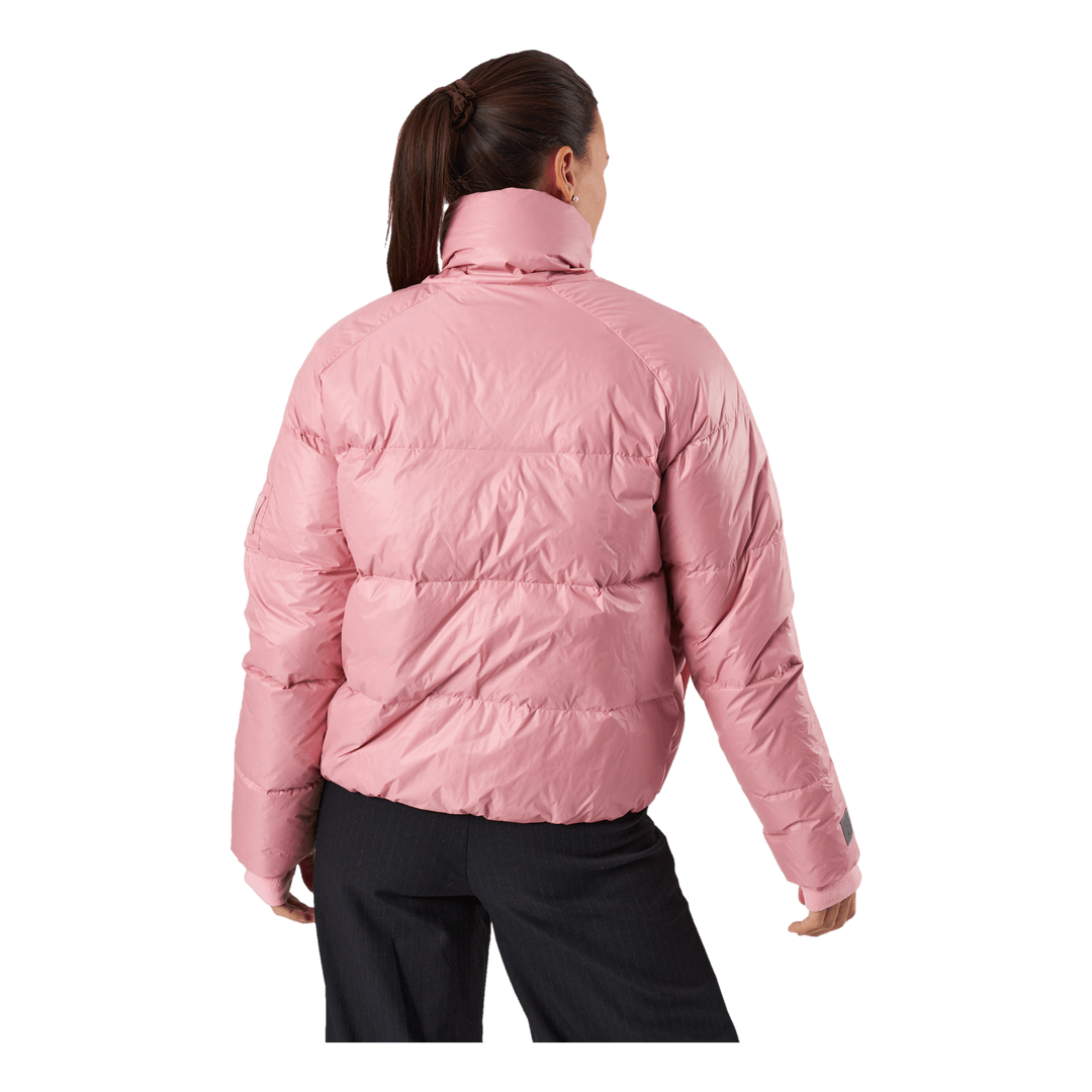 Volume Puffer Jacket Pink Edge