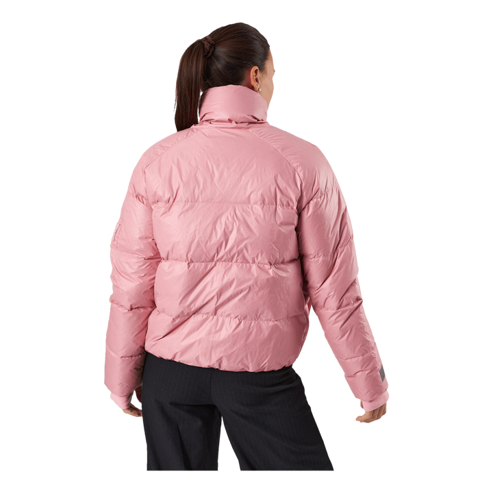 Volume Puffer Jacket Pink Edge