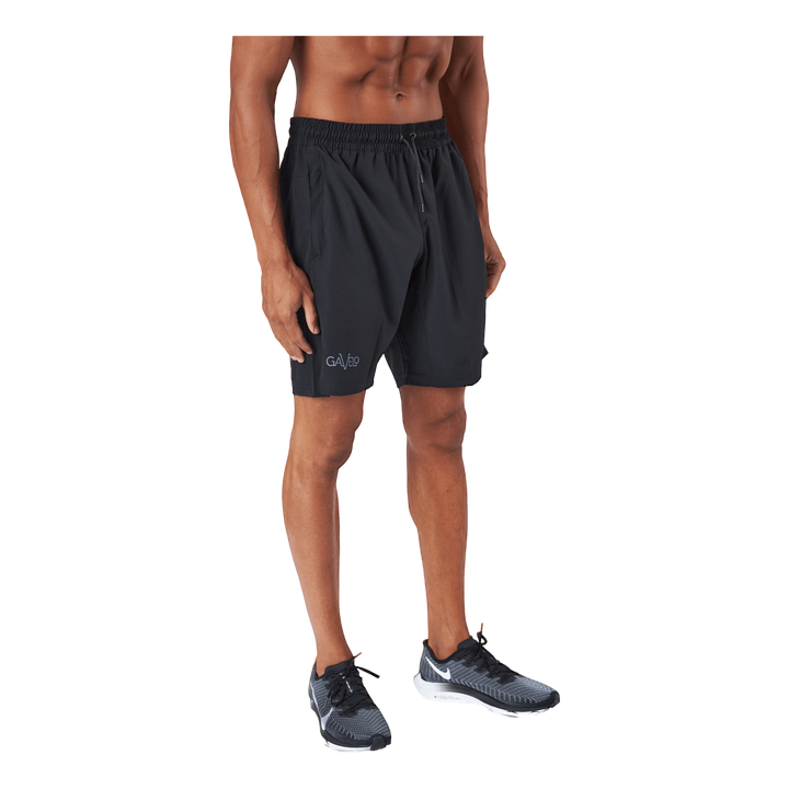 Power Shorts Black Black