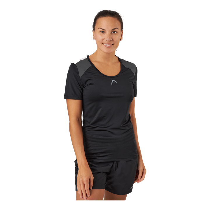 Club 22 Tech T-shirt Women Black