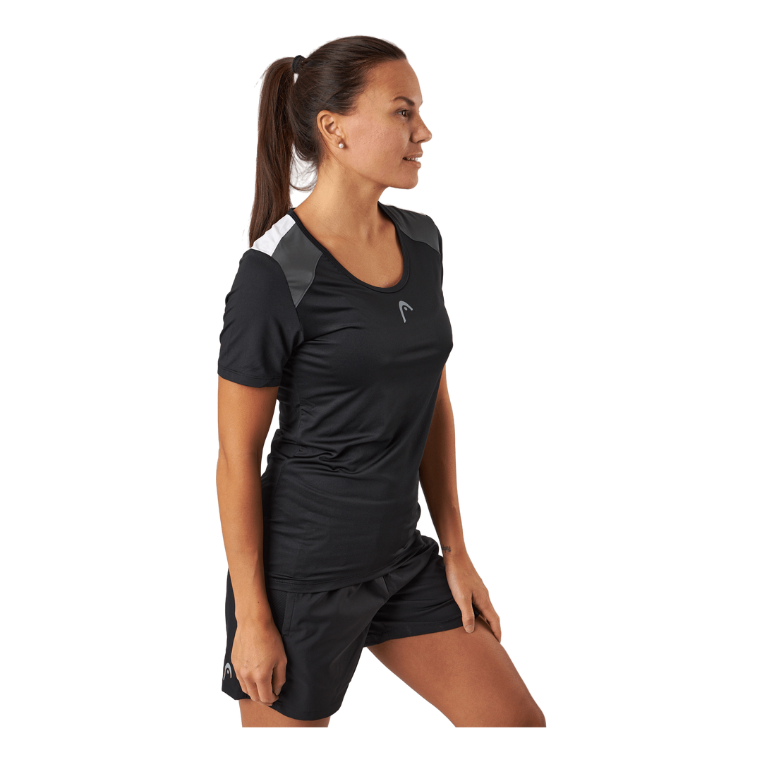 Club 22 Tech T-shirt Women Black
