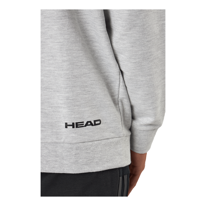 Club Byron Hoodie Men Grey Melange