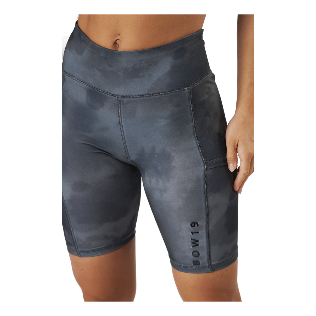 Bonnie Cycle Shorts Cinder Tie Dye