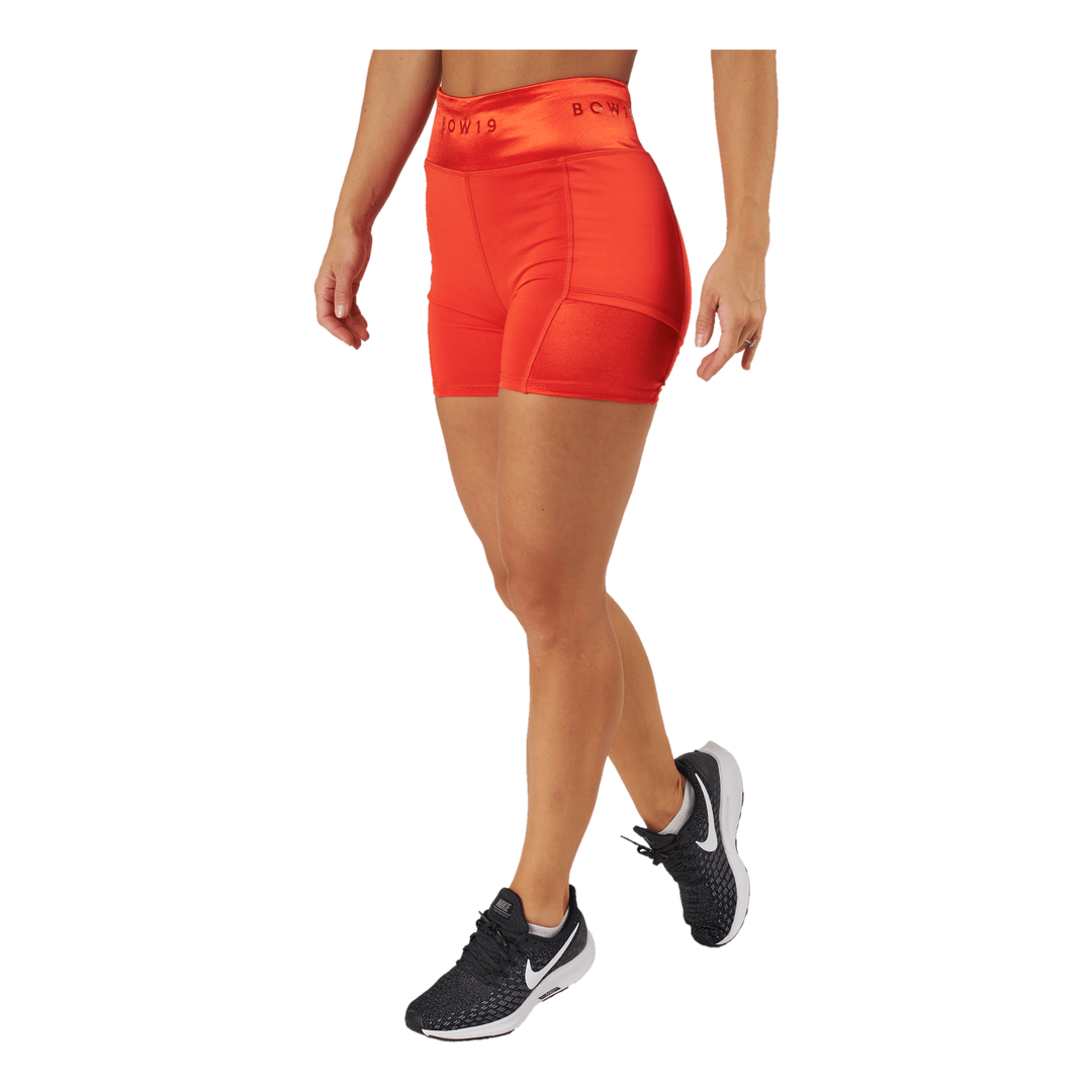 Zoe Hotpants Red Metallic