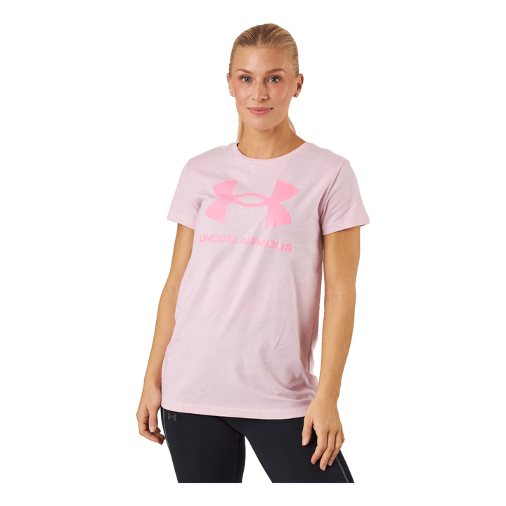 Ua Sportstyle Logo Ss Prime Pink