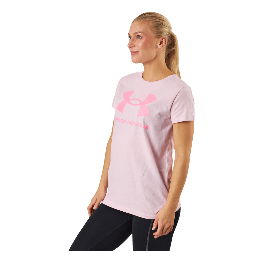 Ua Sportstyle Logo Ss Prime Pink