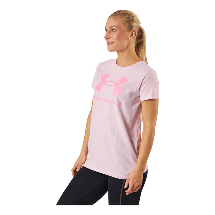 Ua Sportstyle Logo Ss Prime Pink