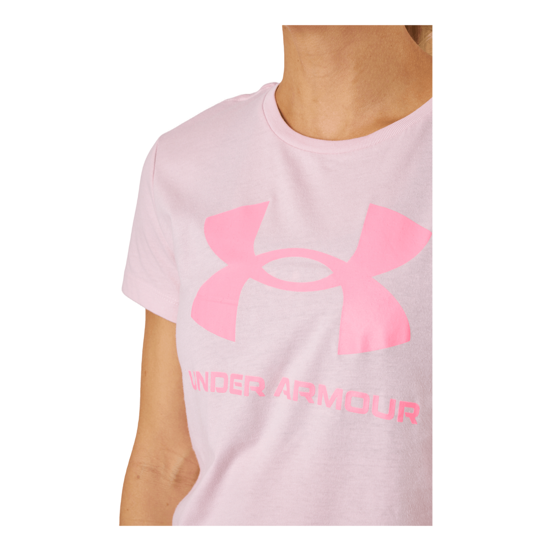 Ua Sportstyle Logo Ss Prime Pink