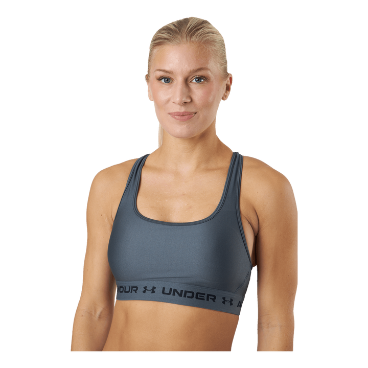 Ua Crossback Mid Bra Pitch Gray