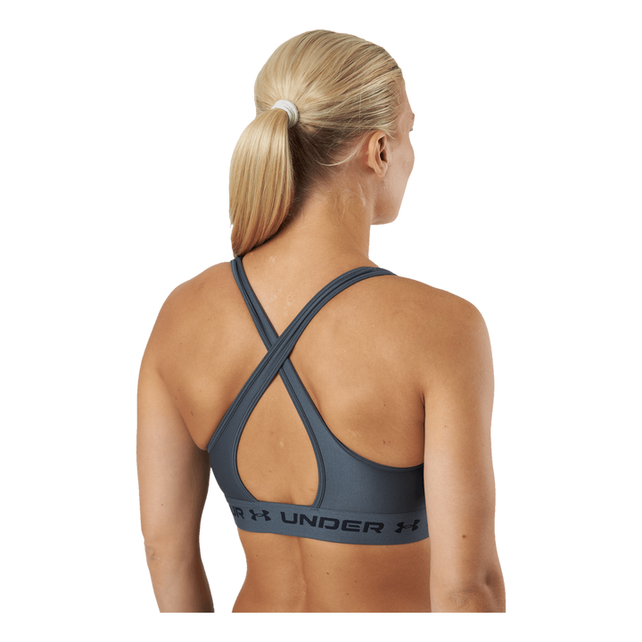 Ua Crossback Mid Bra Pitch Gray