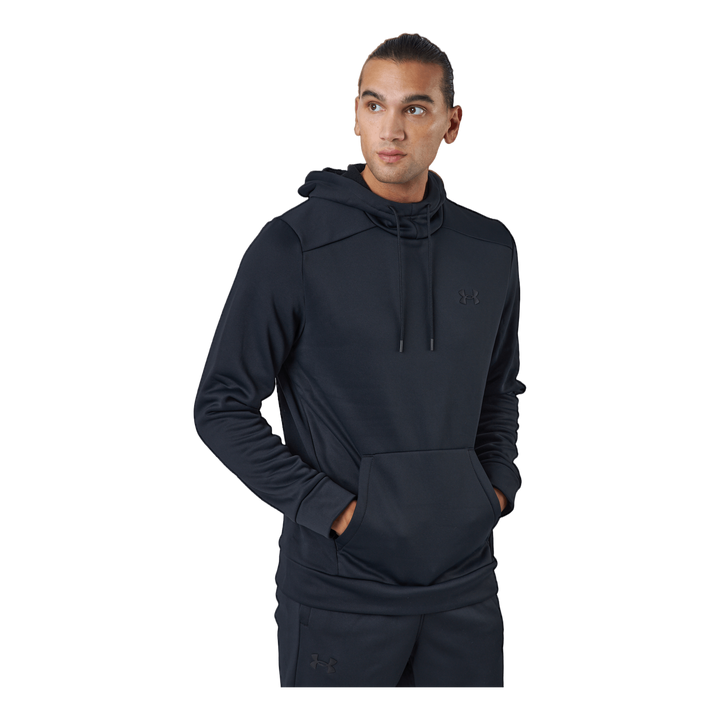 Ua Armour Fleece Hoodie Black