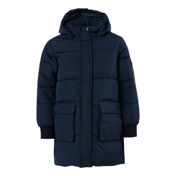 Nkfmuso Long Puffer Jacket Cam Dark Sapphire