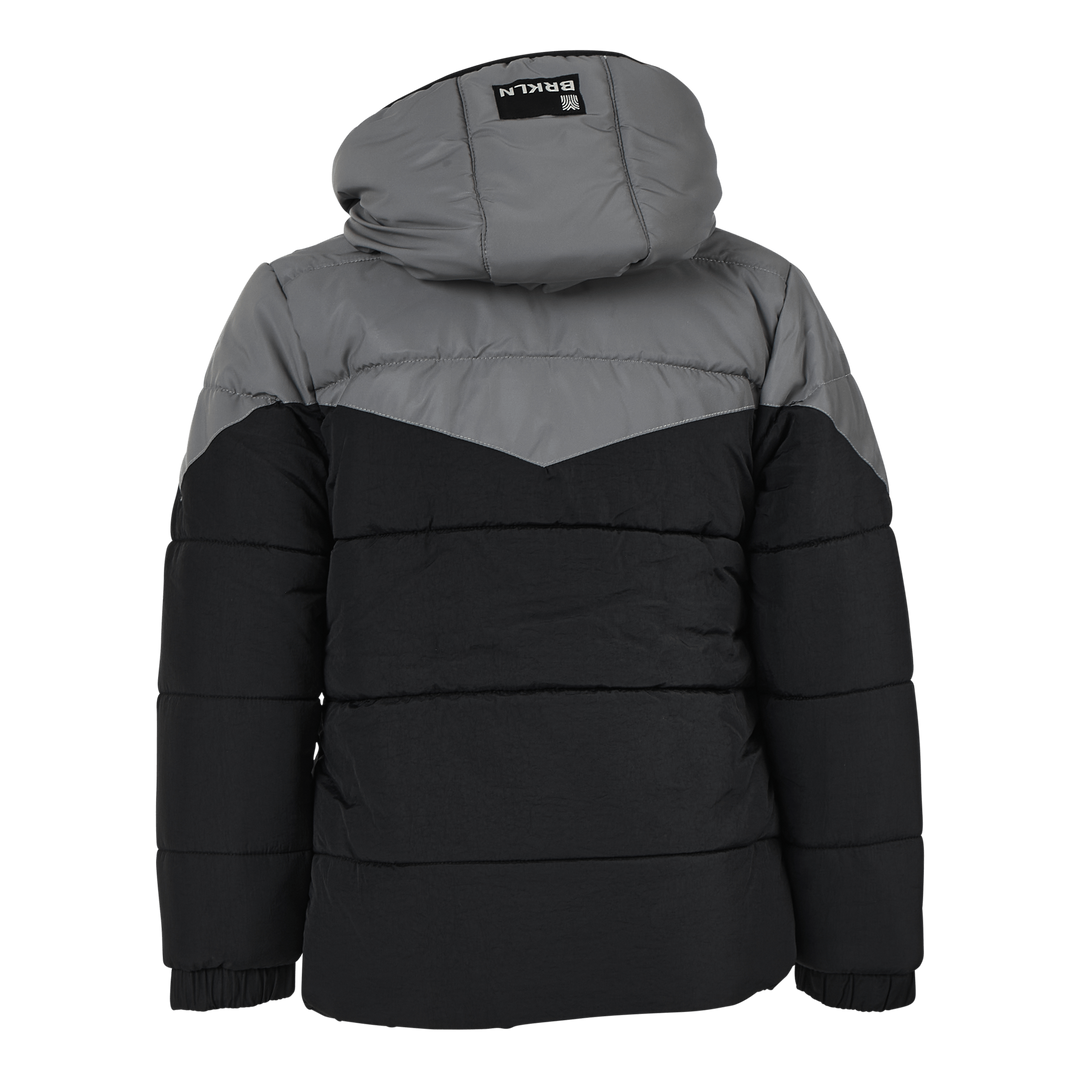 Nknmelvin Reflective Puffer Ja Black