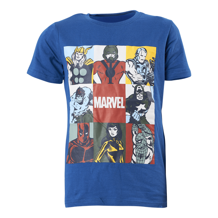 Nkmarthur Marvel Ss Top Mar Nouvean Navy