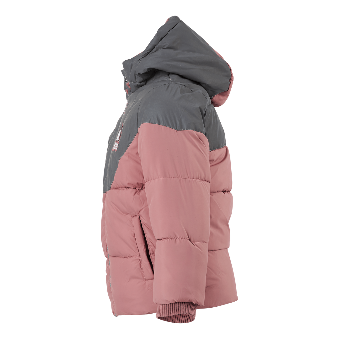 Nmfmaren Reflective Puffer Jac Nostalgia Rose