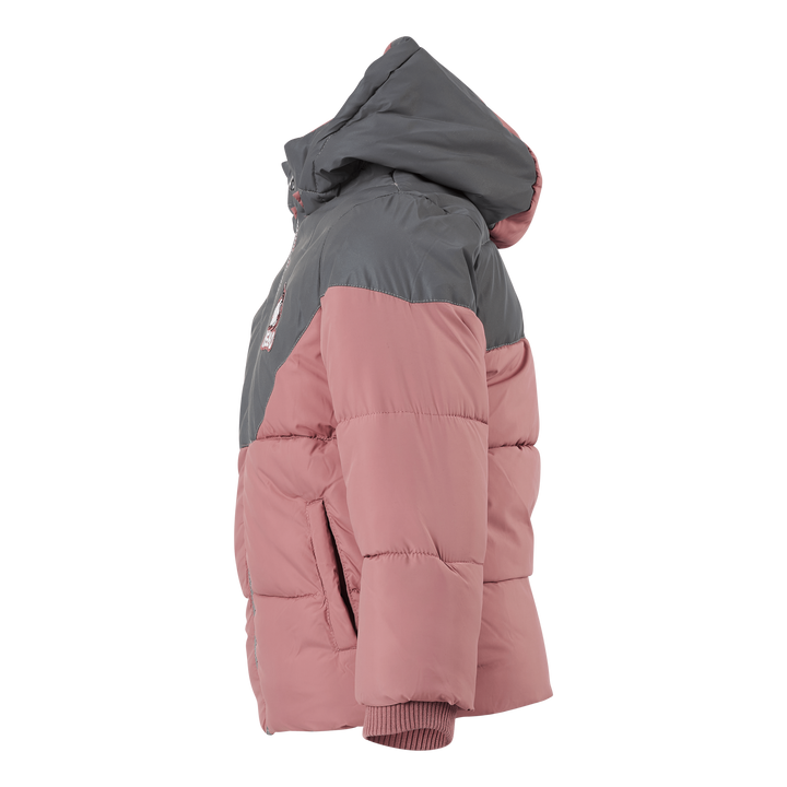 Nmfmaren Reflective Puffer Jac Nostalgia Rose
