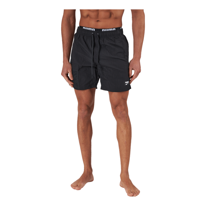 Swim Men Utility Mid Shorts 1p Black