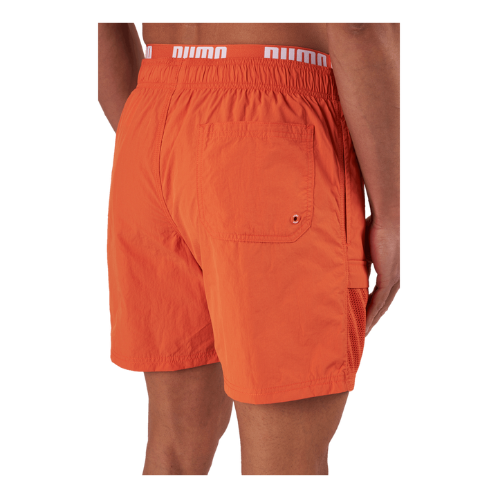 Swim Men Utility Mid Shorts 1p Chili Powder