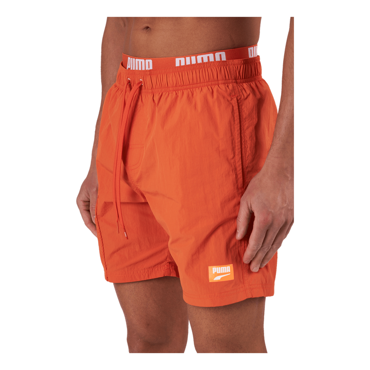 Swim Men Utility Mid Shorts 1p Chili Powder