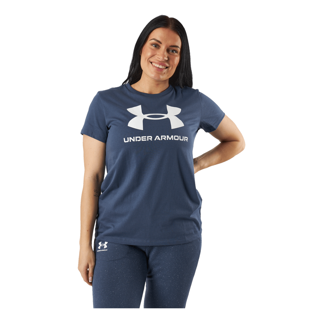 Ua Sportstyle Logo Ss Downpour Gray