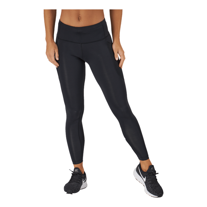 Aero Mid-rise Comp Tights Black/silver Reflective