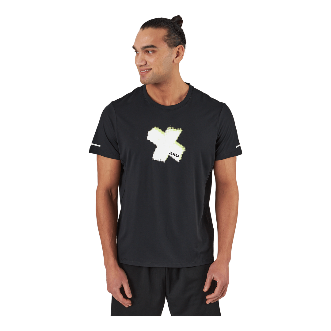 Light Speed Tee Black White X/white Reflective