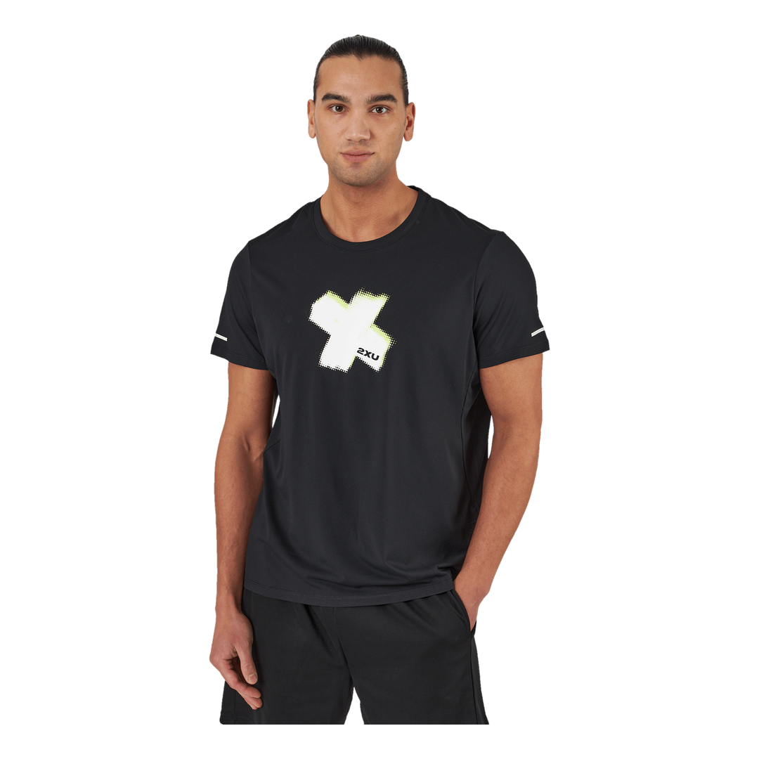 Light Speed Tee Black White X/white Reflective