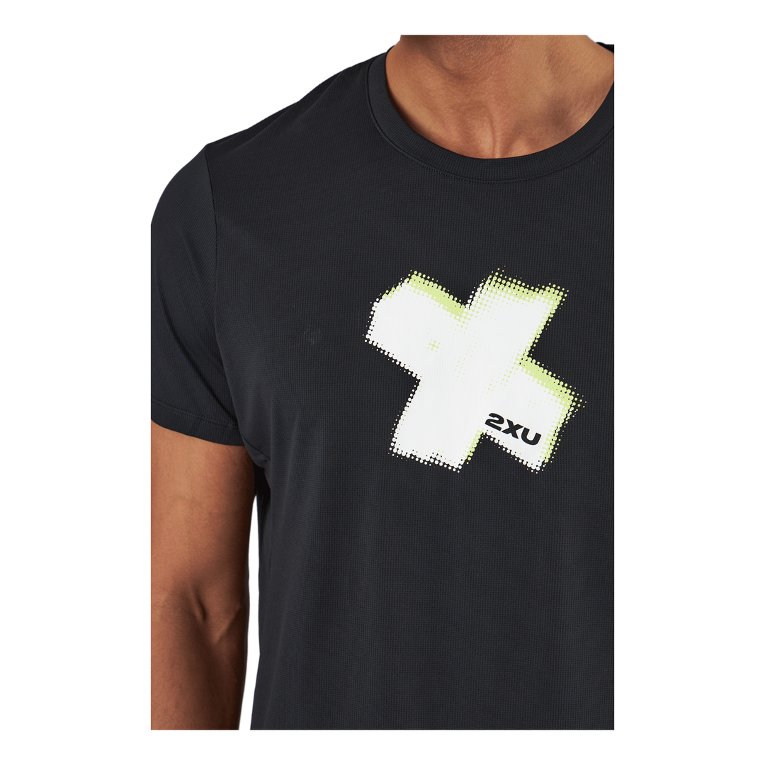 Light Speed Tee Black White X/white Reflective