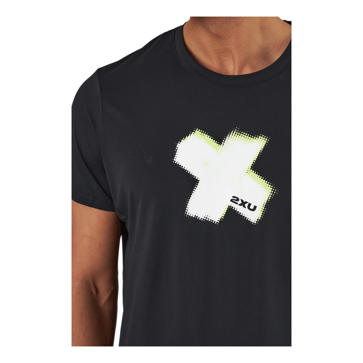 Light Speed Tee Black White X/white Reflective