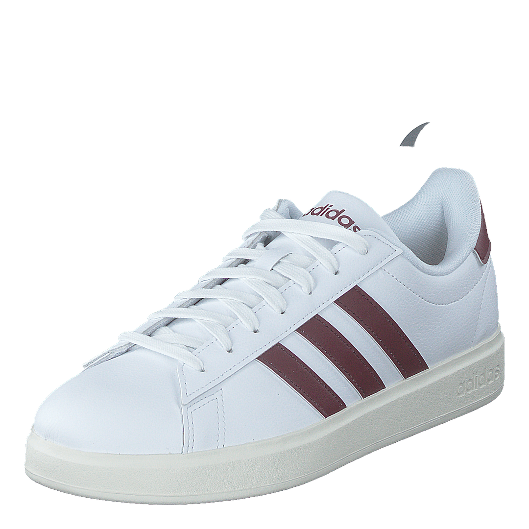 Grand Court Cloudfoam Comfort Shoes Cloud White / Shadow Red / Off White