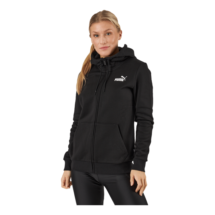 Ess Small Logo Full-zip Hoodie Puma Black