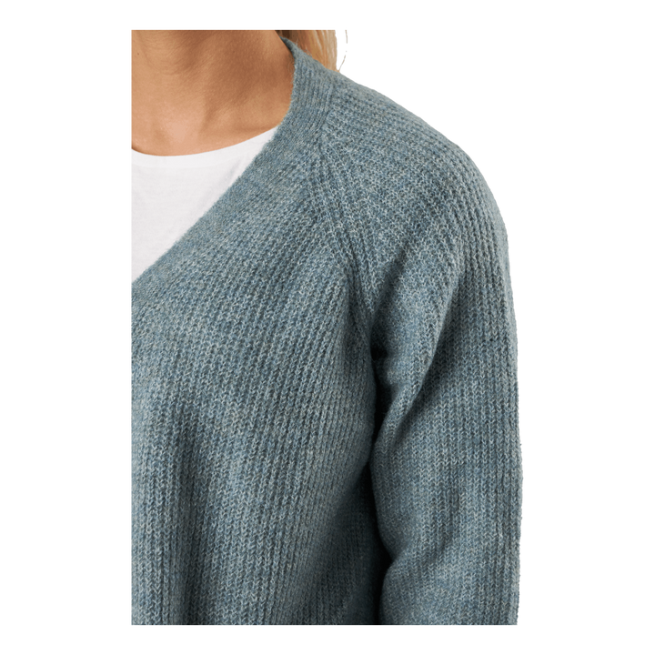 Pcellen Ls Long Knit Cardigan  Trooper