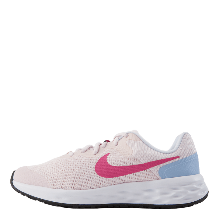Revolution 6 Big Kids' Road Running Shoes PEARL PINK/COSMIC FUCHSIA-COBALT BLISS