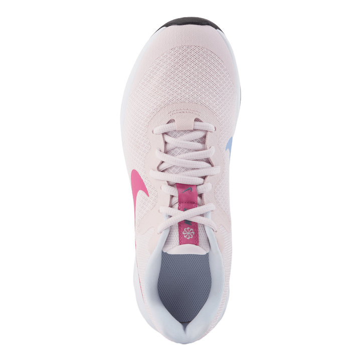 Revolution 6 Big Kids' Road Running Shoes PEARL PINK/COSMIC FUCHSIA-COBALT BLISS