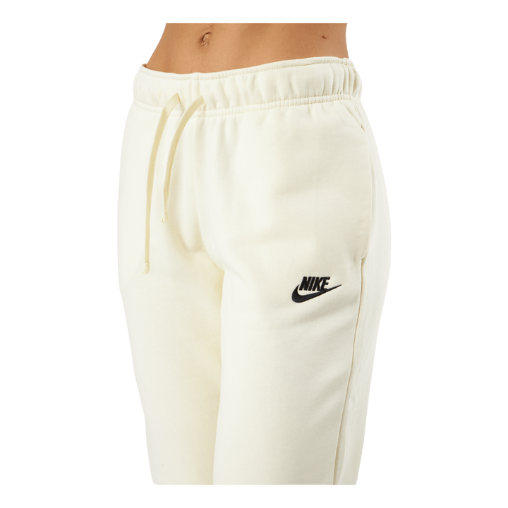 Sportswear Club Fleece Women's Mid-Rise Joggers COCONUT MILK/BLACK